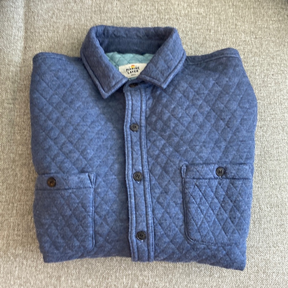 Marine Layer Cornet Quilted Overshirt